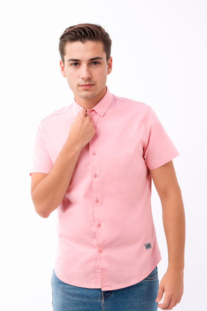 Camisa hombre rosa