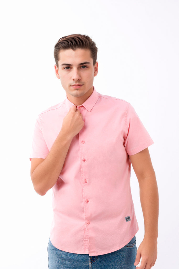 Camisa hombre rosa
